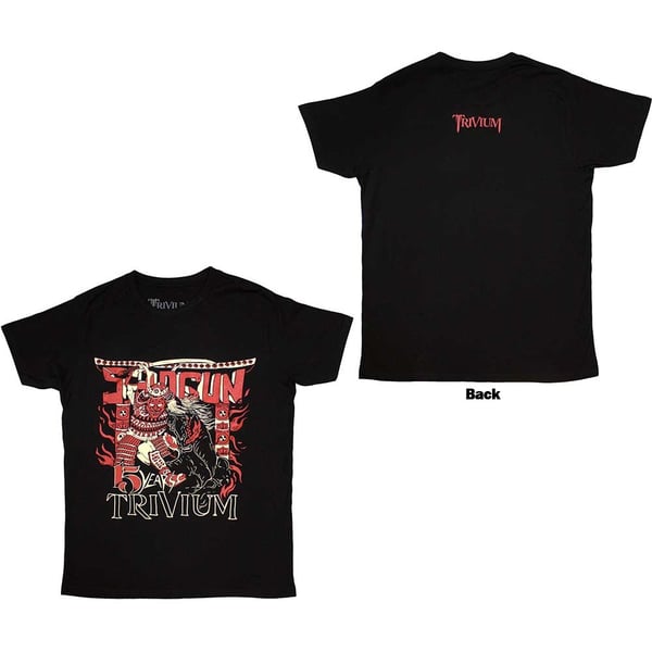 Trivium Unisex T-Shirt: Shogun (Back Print) (X-Large)
