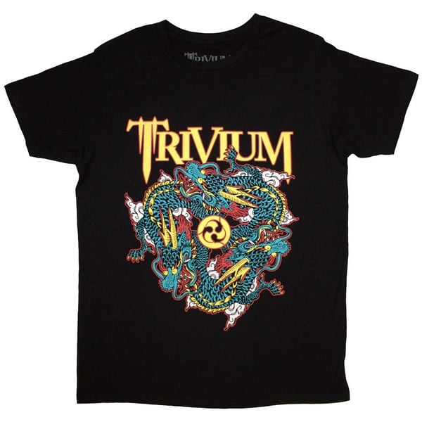 Trivium Unisex T-Shirt: Dragon Circle Pit (Medium)