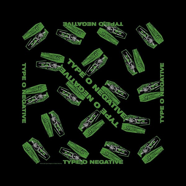 Type O Negative Unisex Bandana: Coffins