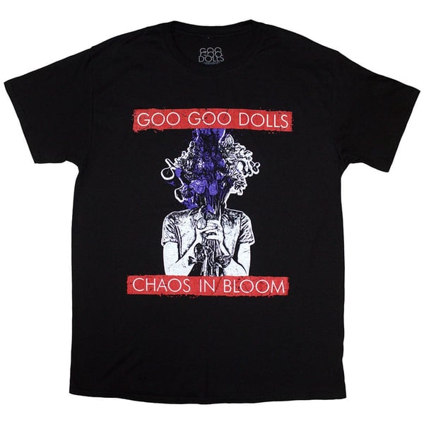 The Goo Goo Dolls Unisex T-Shirt: Chaos In Bloom (Black) (Medium)