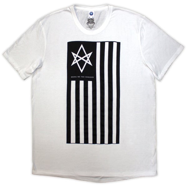 Bring Me The Horizon Unisex T-Shirt: Antivist (White) (Large)