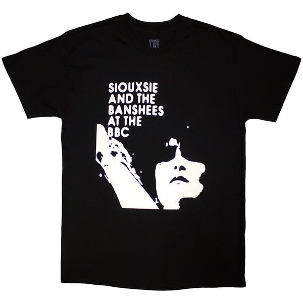 Siouxsie & The Banshees Unisex T-Shirt: At The BBC (Black) (Small)
