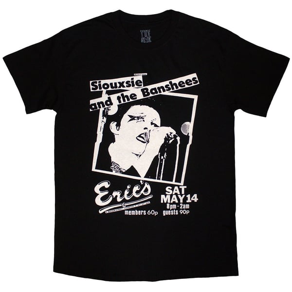 Siouxsie & The Banshees Unisex T-Shirt: Eric's (Black) (Medium)