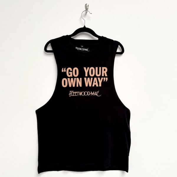 Fleetwood Mac Unisex Vest T-Shirt: Go Your Own Way (Black) (Large)