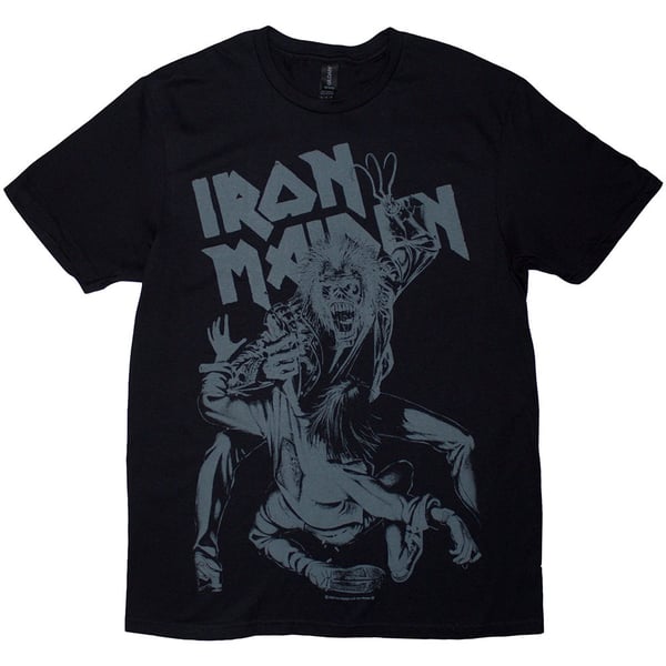 Iron Maiden Unisex T-Shirt: No Prayer Claw Jumbo Grey (Black) (XX-Large)