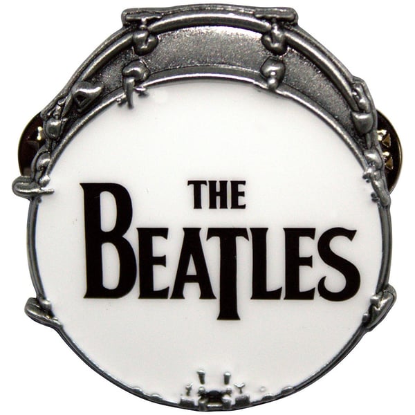 The Beatles Pin Badge: Drop T Drum