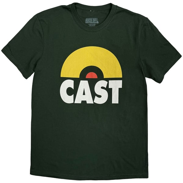 Cast Unisex T-Shirt: Classic Logo (Green) (XX-Large)