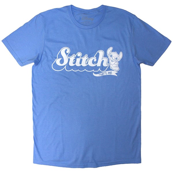 Disney Unisex T-Shirt: Stitch That's Me (Blue) (XX-Large)