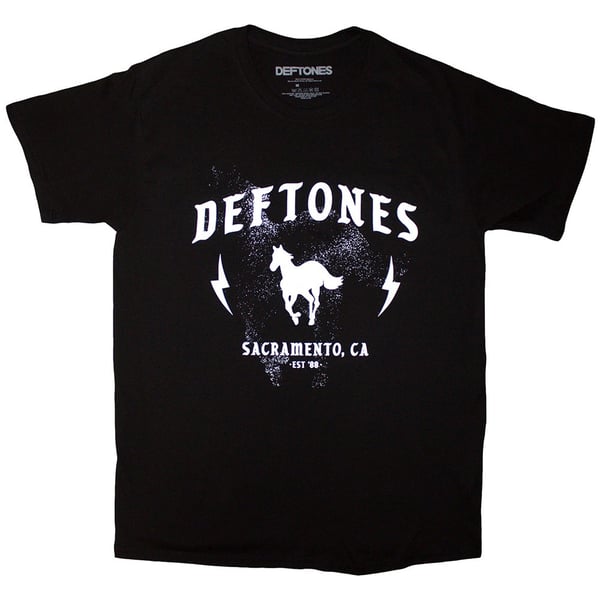 Deftones Unisex T-Shirt: Electric Pony (Black) (X-Large)