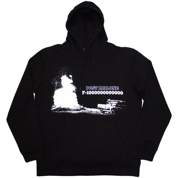 Post Malone Unisex Pullover Hoodie: Truck (Black) (Medium)