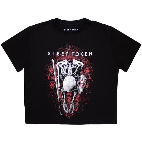 Sleep Token Dame Crop Top: The Love You Want (Svart) (X-Large)