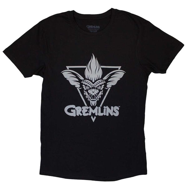 Gremlins Unisex T-Shirt: Stripe Triangle (Black) (Medium)