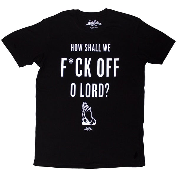 Monty Python Unisex T-Shirt: F Off (Black) (Small)
