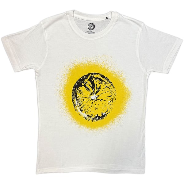 The Stone Roses Unisex T-Shirt: Lemon Spray (White) (XX-Large)