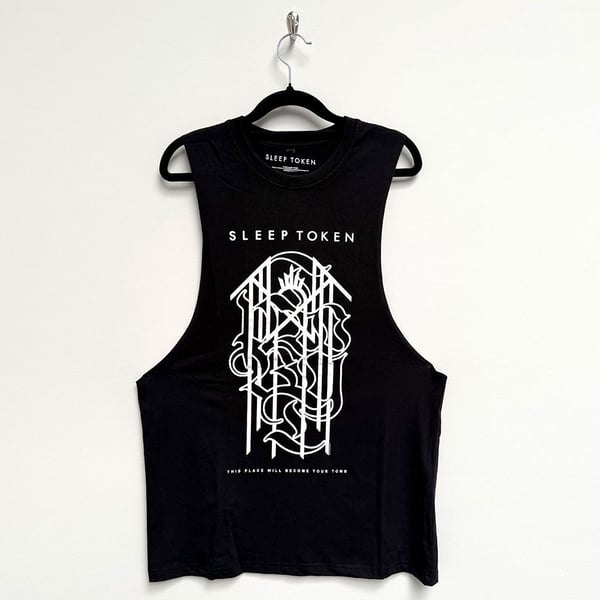Sleep Token Unisex Vest T-Shirt: Tomb Sigil (Black) (Small)