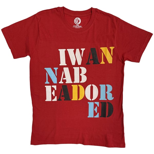 The Stone Roses Unisex T-Shirt: Adored (Red) (Small)