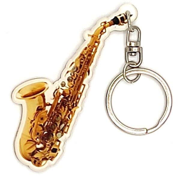 Keychain: Tenor saxophone