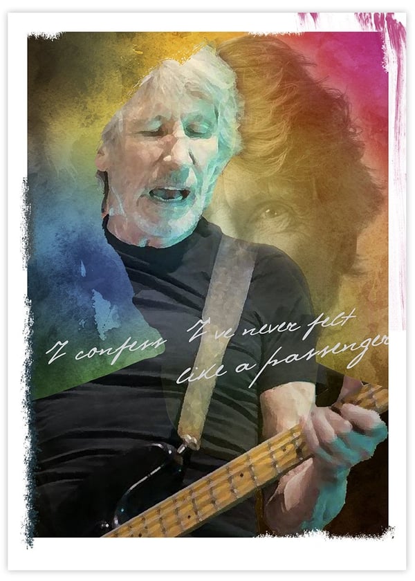 Kunsttrykk Pink Floyd - Roger Waters