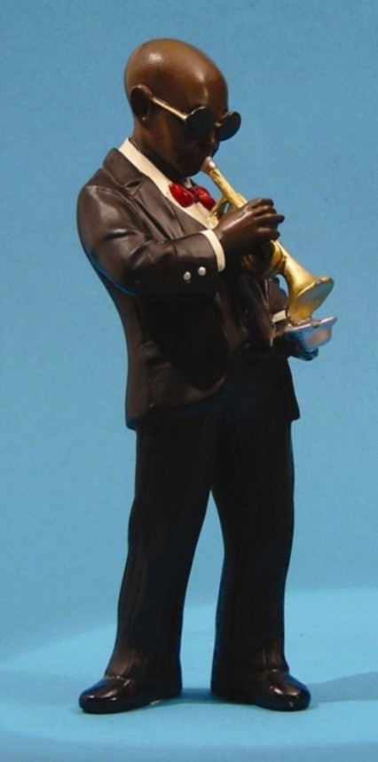 Jazz figurine: Trumpet with mute 17 cm