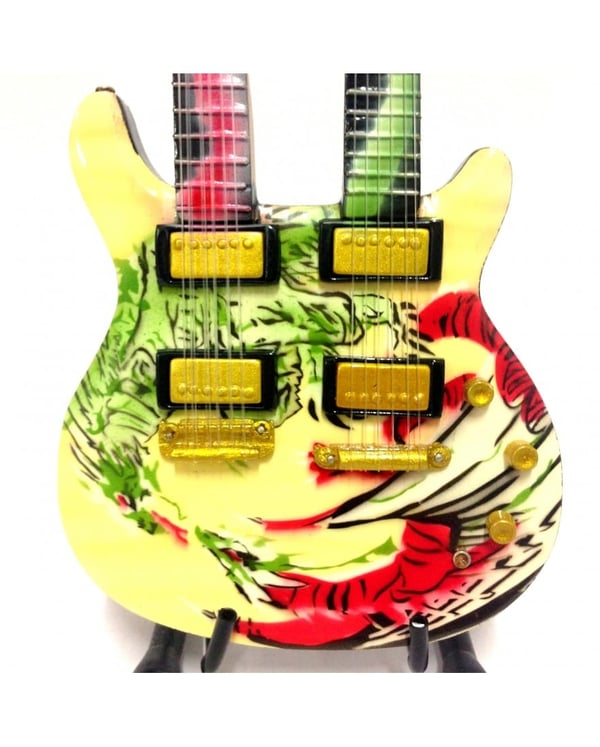 Mini guitar: Carlos Santana - Double Neck Dragon Signature Mini guitar: Carlos Santana - Double Neck Dragon Signature