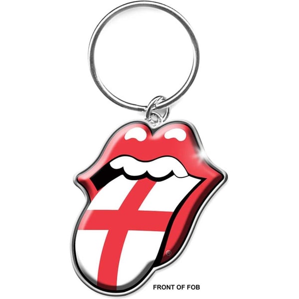 The Rolling Stones Keychain: England (Enamel In-fill)