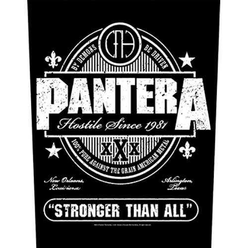 Pantera Back Patch: Stronger Than All