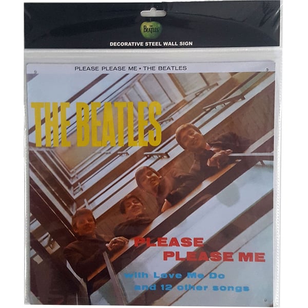 The Beatles Steel Wall Sign: Please, Please Me Album