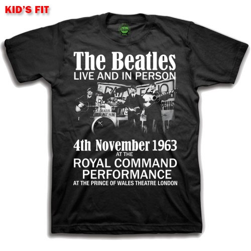 The Beatles Kids T-Shirt: Live & in Person (5-6 Years)