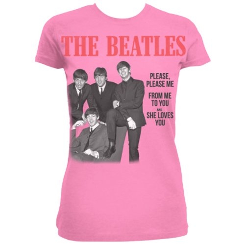 The Beatles Ladies T-Shirt: Please, Please Me (Medium)