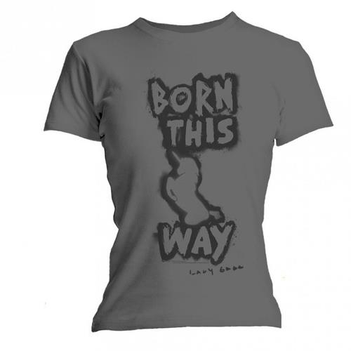 Lady Gaga Ladies T-Shirt: Born This Way (Medium)