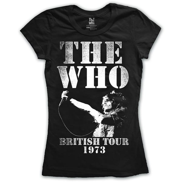 The Who Ladies T-Shirt: British Tour 1973 (X-Large)