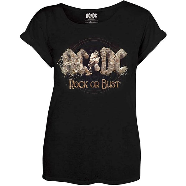AC/DC Ladies T-Shirt: Rock or Bust (X-Large)