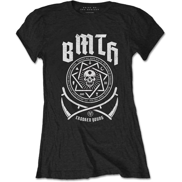 Bring Me The Horizon Ladies Tee: Crooked (Small)
