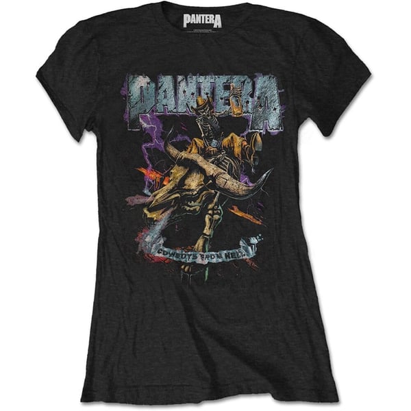 Pantera Ladies T-Shirt: Vintage Rider (Large)