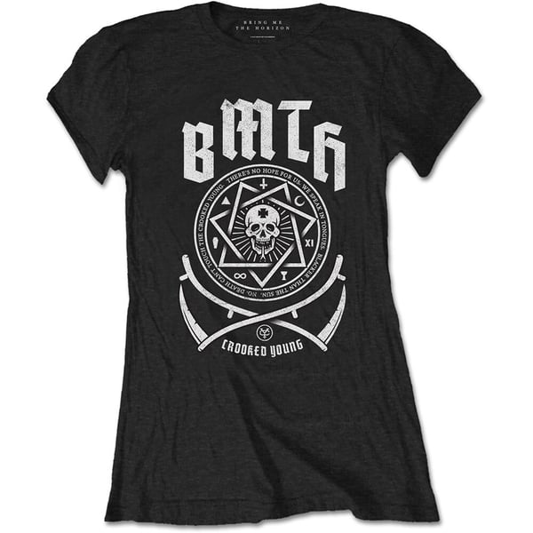 Bring Me The Horizon Ladies T-Shirt: Crooked (X-Large)