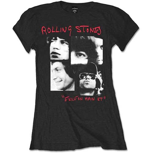 The Rolling Stones Ladies T-Shirt: Photo Exile (Small)