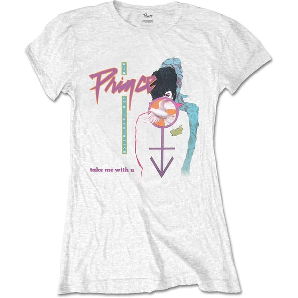 Prince Ladies T-Shirt: Take Me With U (Small)
