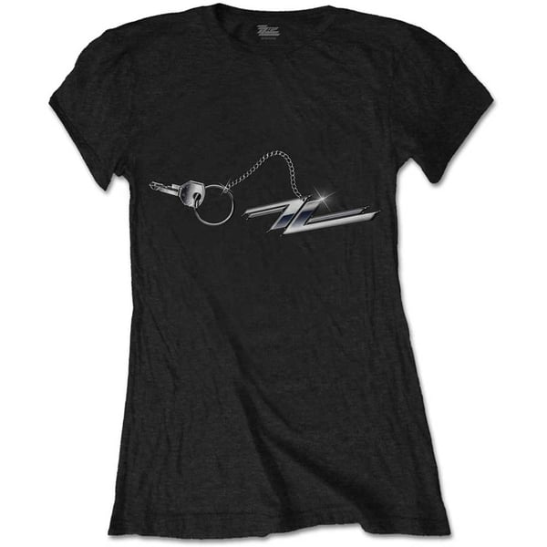 ZZ Top Ladies T-Shirt: Hot Rod Keychain (Medium)