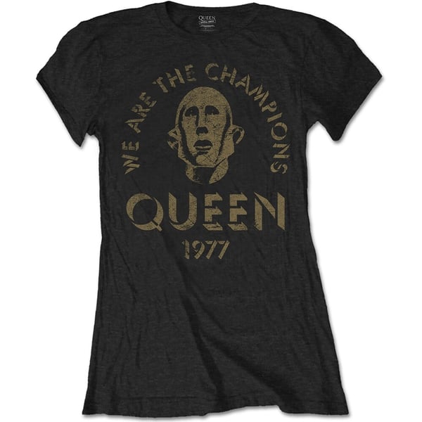 Queen Ladies T-Shirt: We Are The Champions (X-Large)