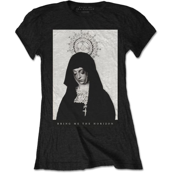 Bring Me The Horizon Ladies T-Shirt: Nun (X-Large)