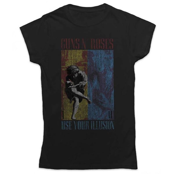 Guns N' Roses Ladies T-Shirt: Use Your Illusion (X-Large)