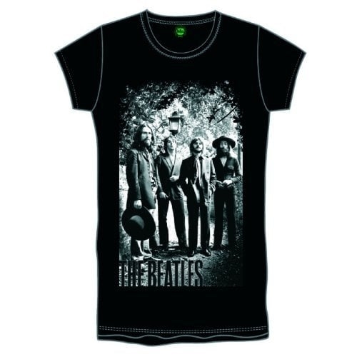 The Beatles Ladies T-Shirt: Tittenhurst Lamppost (Foiled) (X-Large)