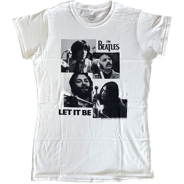 The Beatles Ladies T-Shirt: Let It Be (Large)