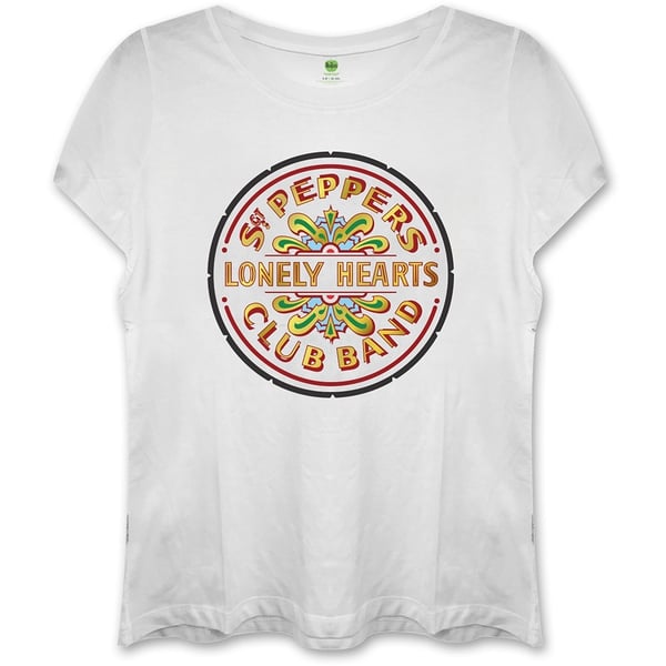 The Beatles Ladies T-Shirt: Sgt Pepper (Skinny Fit) (Medium)
