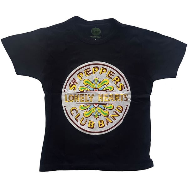 The Beatles Ladies T-Shirt: Sgt Pepper (Skinny Fit) (Small)
