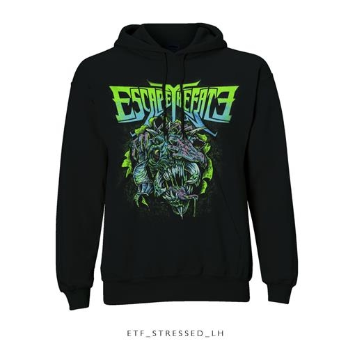 Escape The Fate Unisex Pullover Hoodie: Stressed (Small)