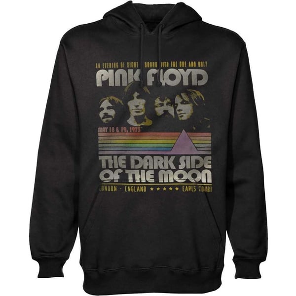 Pink Floyd Unisex Pullover Hoodie: Retro Stripes (Small)
