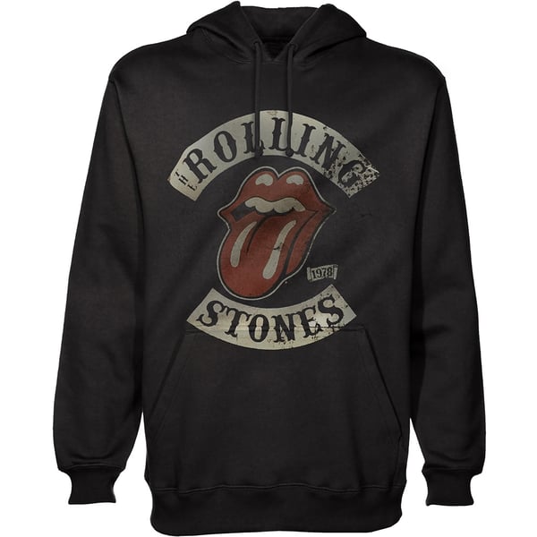 The Rolling Stones Unisex Pullover Hoodie: 1978 Tour (Small)