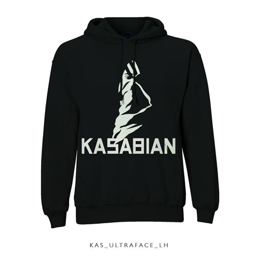 Kasabian Unisex Pullover Hoodie: Ultra Face (Medium)