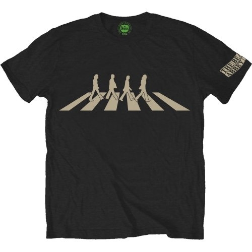 The Beatles Unisex T-Shirt: Abbey Road Silhouette (Medium)